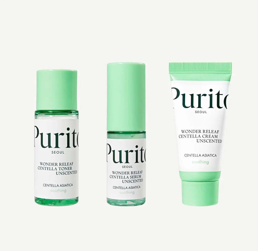 [PURITO SEOUL] Wonder Releaf Centella Mini Kit Unscented