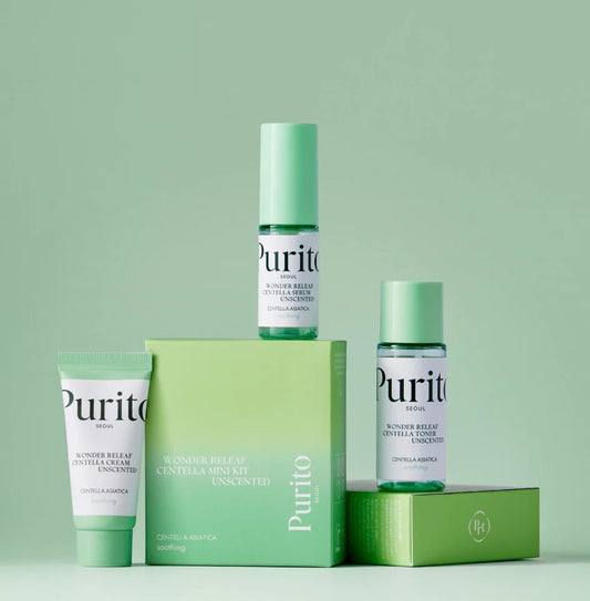[PURITO SEOUL] Wonder Releaf Centella Mini Kit Unscented