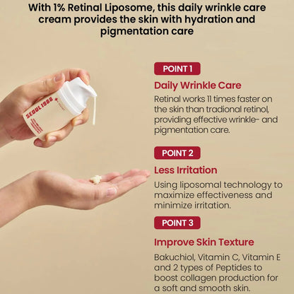 [K-SECRET] SEOUL 1988 Cream : Retinal Liposome 1% + Fermented Rice 50ML