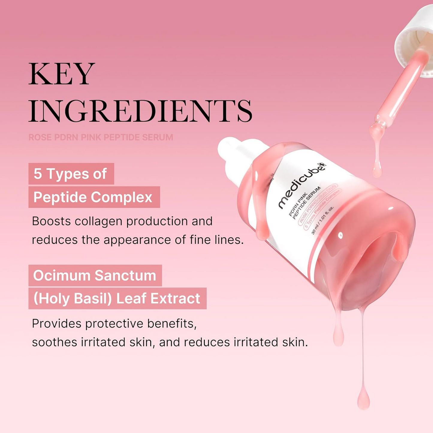 [MEDICUBE] PDRN Pink Peptide Serum 30ML