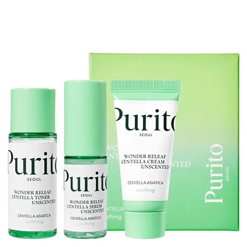 [PURITO SEOUL] Wonder Releaf Centella Mini Kit Unscented