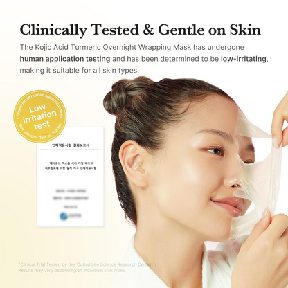 [MEDICUBE] Kojic Acid Turmeric Night Wrapping Mask 75ml