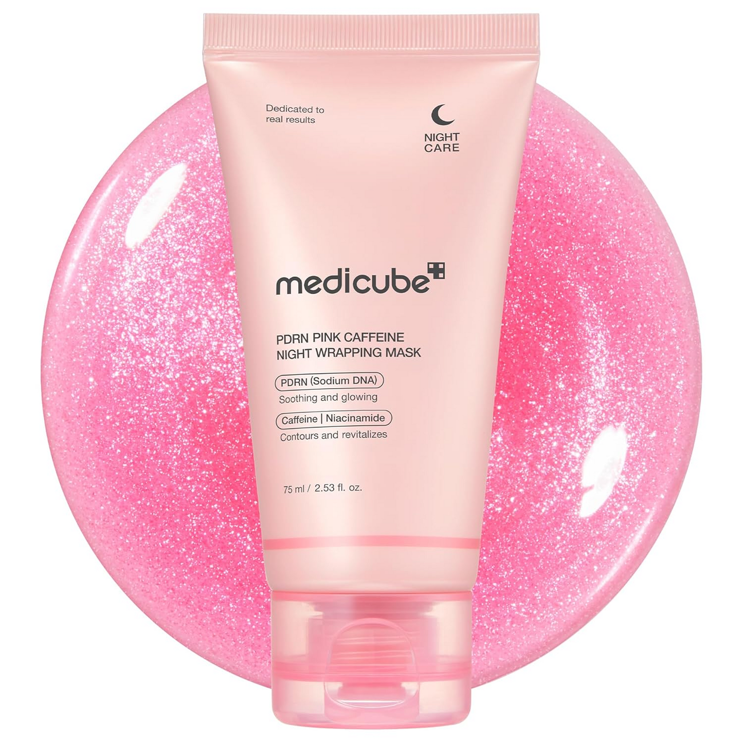 [MEDICUBE] PDRN Pink Caffeine Night Wrapping Mask 75ML