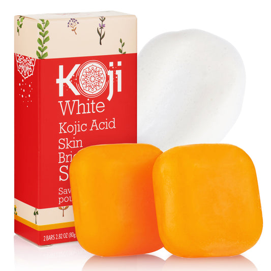 [KOJI WHITE] Kojic Acid Skin Brightening Soap 80g*2
