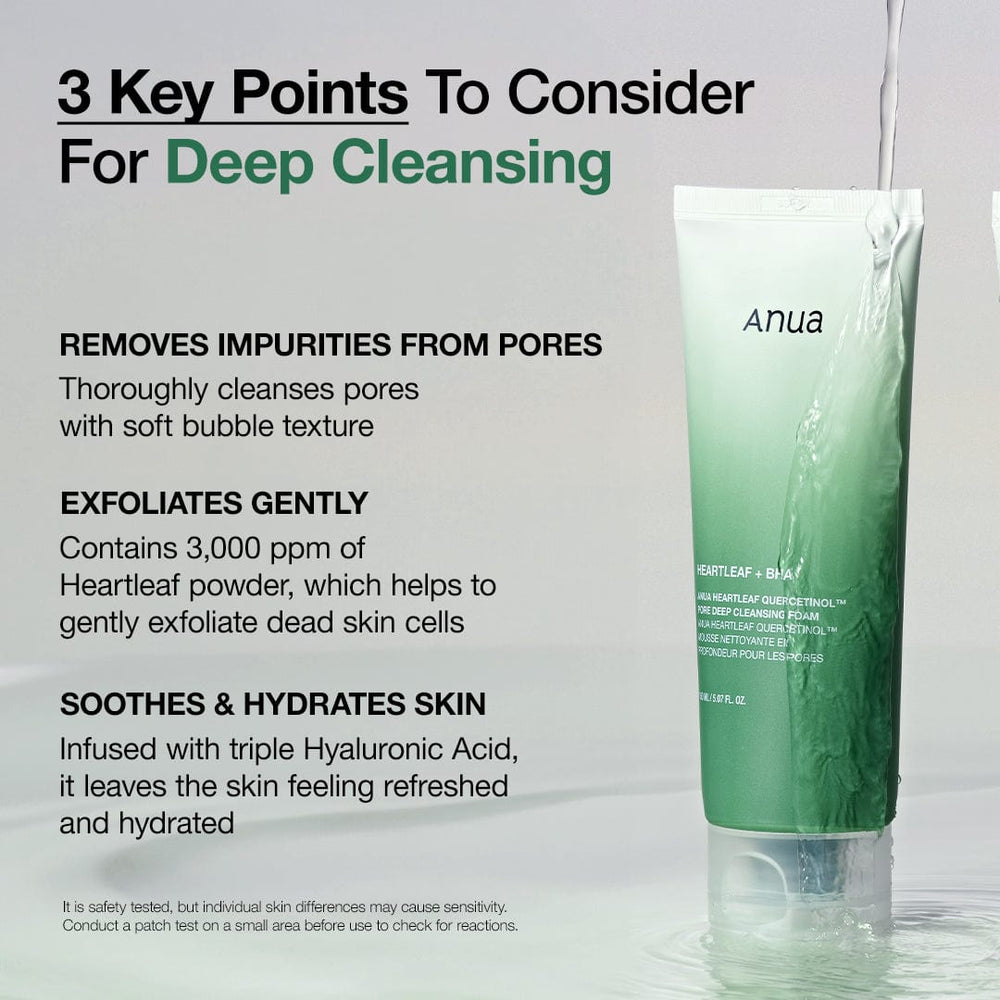 [ANUA] Heartleaf Quercetinol Pore Deep Cleansing Foam 150ML