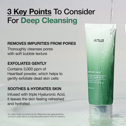 [ANUA] Heartleaf Quercetinol Pore Deep Cleansing Foam 150ML