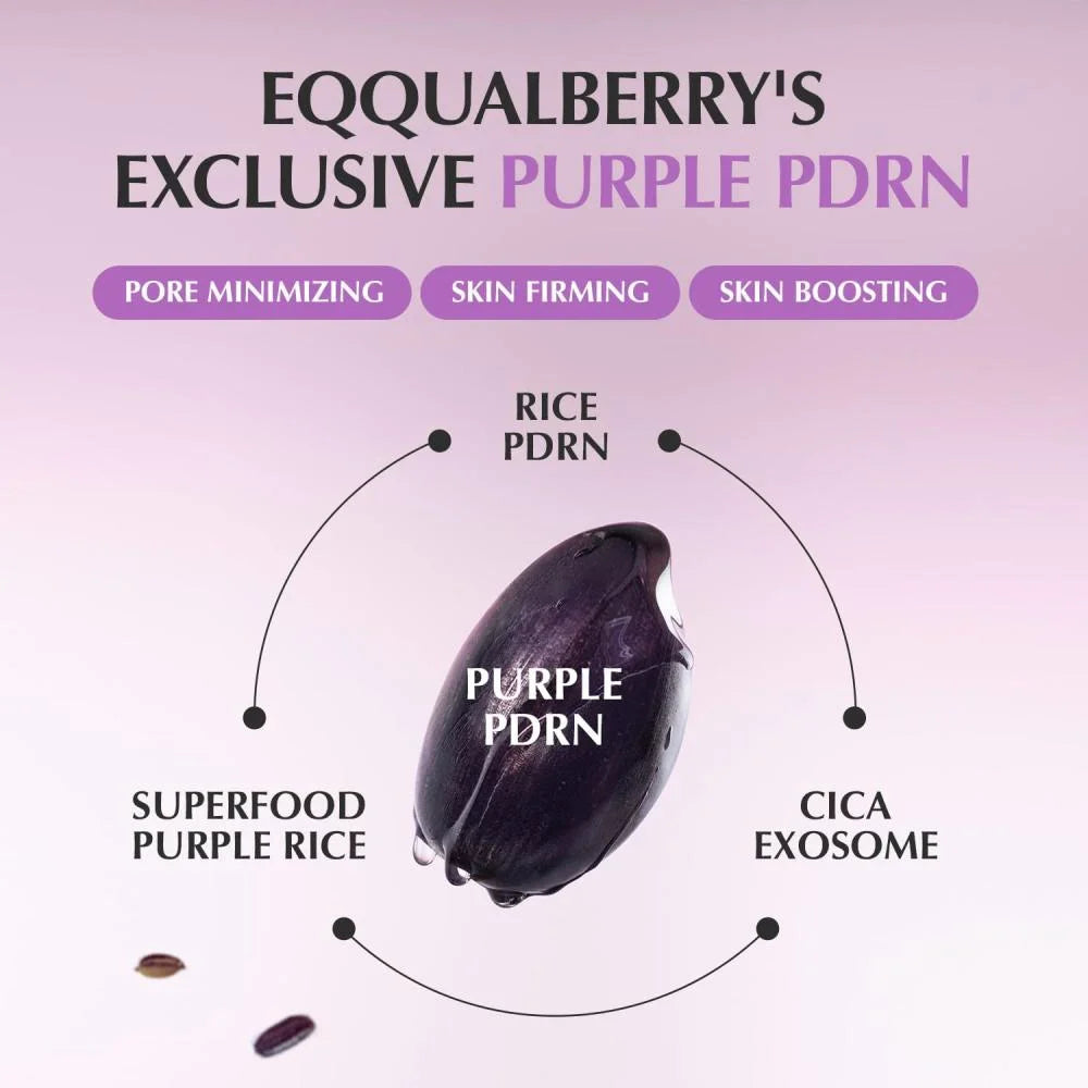 [EQQUALBERRY] Purple PDRN Pore Minimizing Serum 30ml