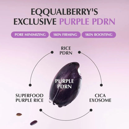 [EQQUALBERRY] Purple PDRN Pore Minimizing Serum 30ml
