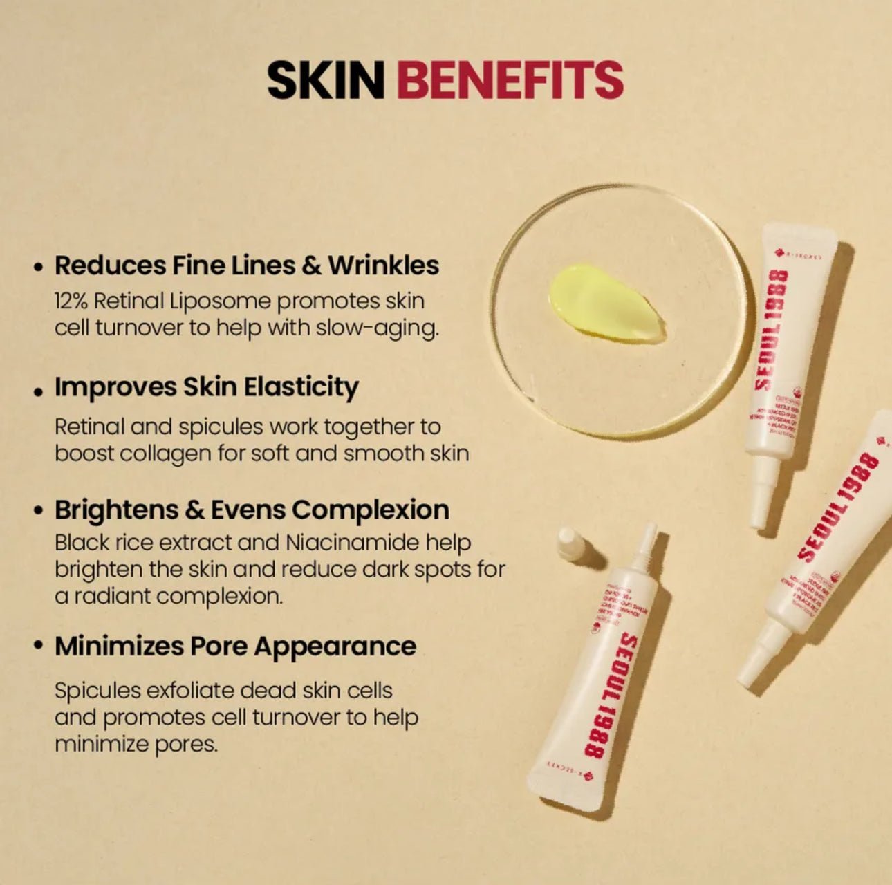 [K-SECRET] SEOUL 1988 Advanced Shot : Retinal Liposome 12% + Black Rice 15ml