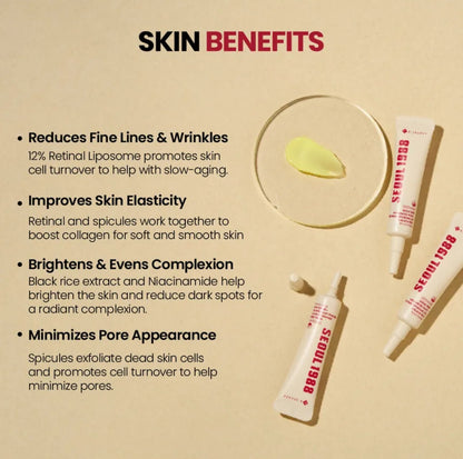 [K-SECRET] SEOUL 1988 Advanced Shot : Retinal Liposome 12% + Black Rice 15ml