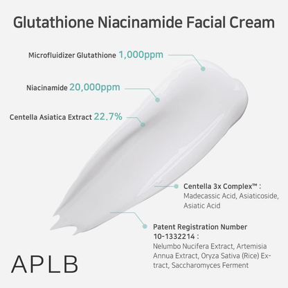 [APLB] Glutathione Niacinamide Facial Cream 55ML