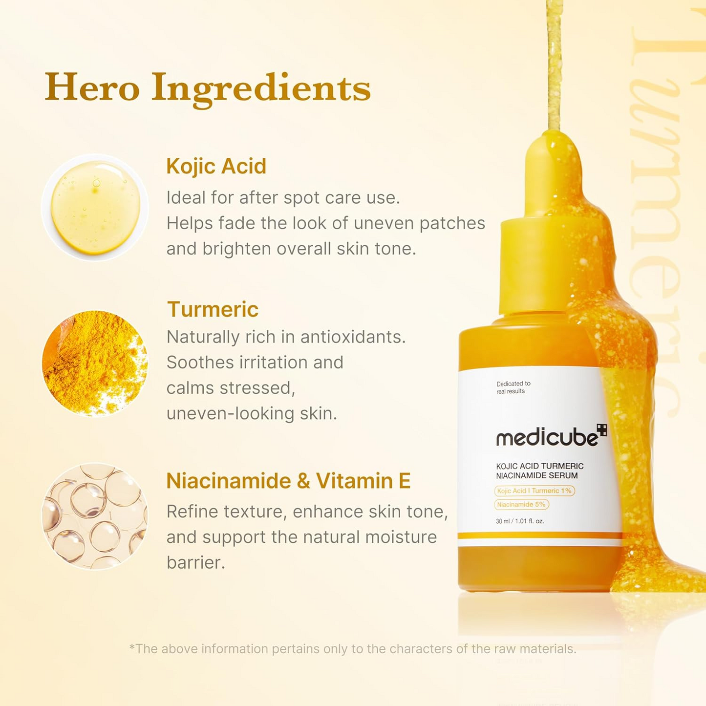 [MEDICUBE] Kojic Acid Turmeric Niacinamide Serum 30ml