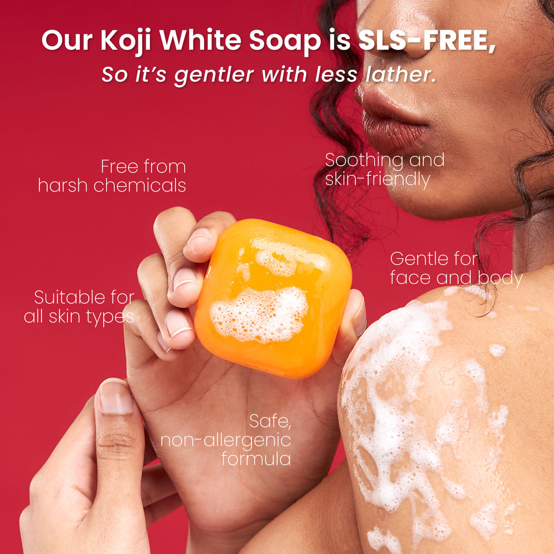 [KOJI WHITE] Kojic Acid Skin Brightening Soap 80g*2
