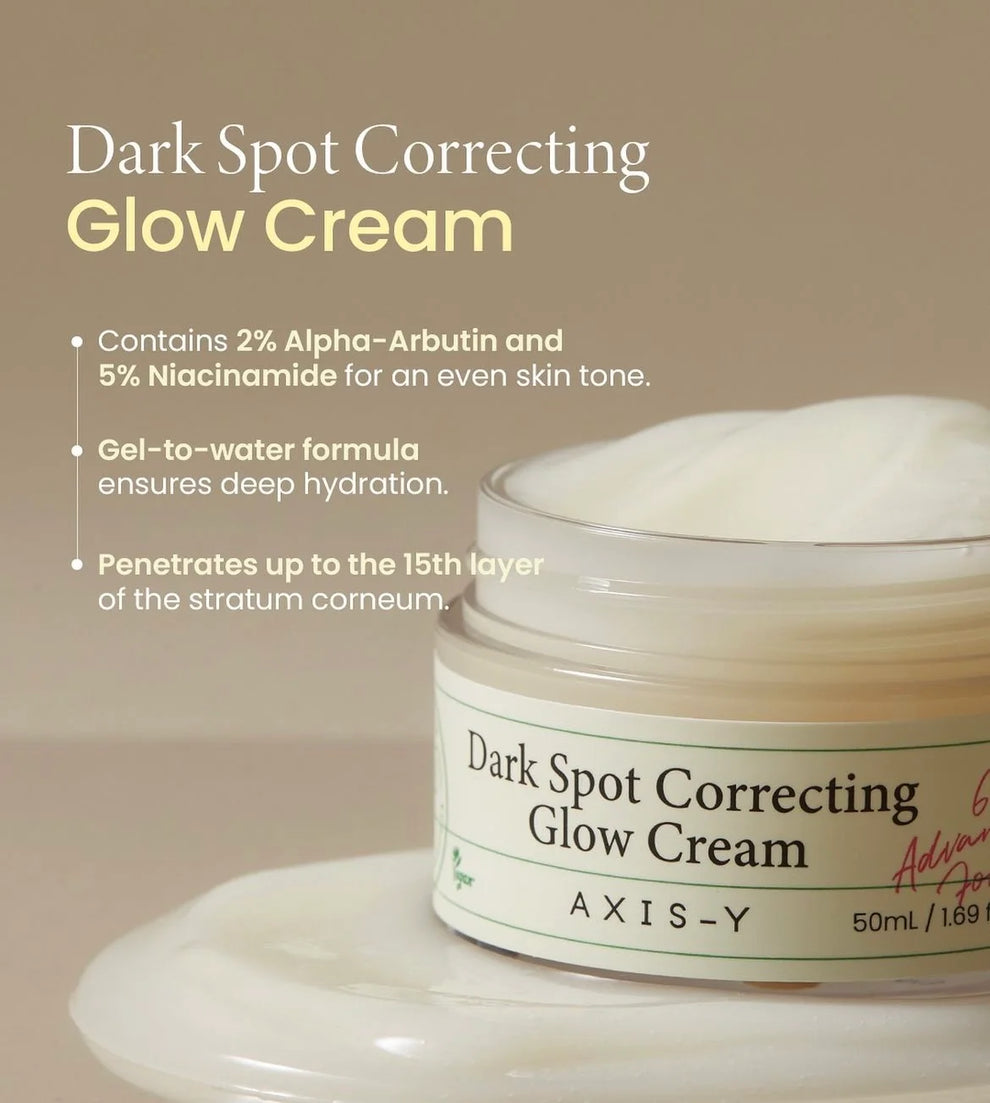 [AXIS-Y] Dark Spot Correcting Glow Cream 50ML