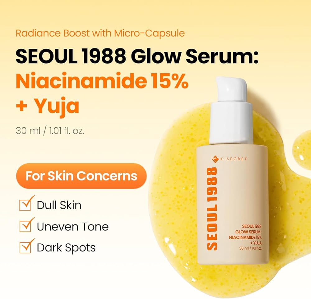 [K-SECRET] SEOUL 1988 Glow Serum : Niacinamide 15% + Yuja 30ml
