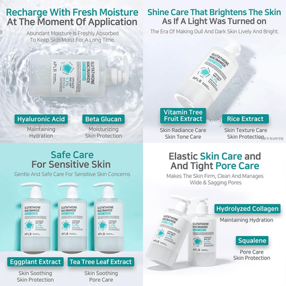 [APLB] Glutathione Niacinamide Body Wash 300ML