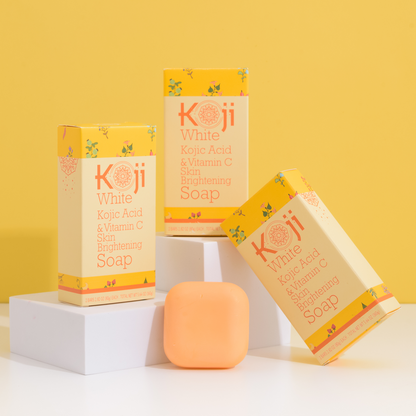 [KOJI WHITE] Kojic Acid & Vitamin C Skin Brightening Soap 80g*2