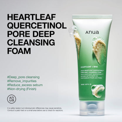[ANUA] Heartleaf Quercetinol Pore Deep Cleansing Foam 150ML