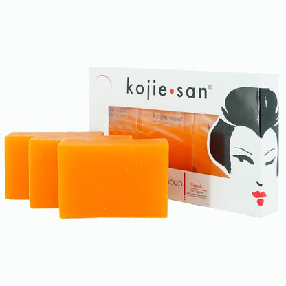 [KOJIE SAN] Skin Lightening Kojic Acid Soap 3 Bars - 65g