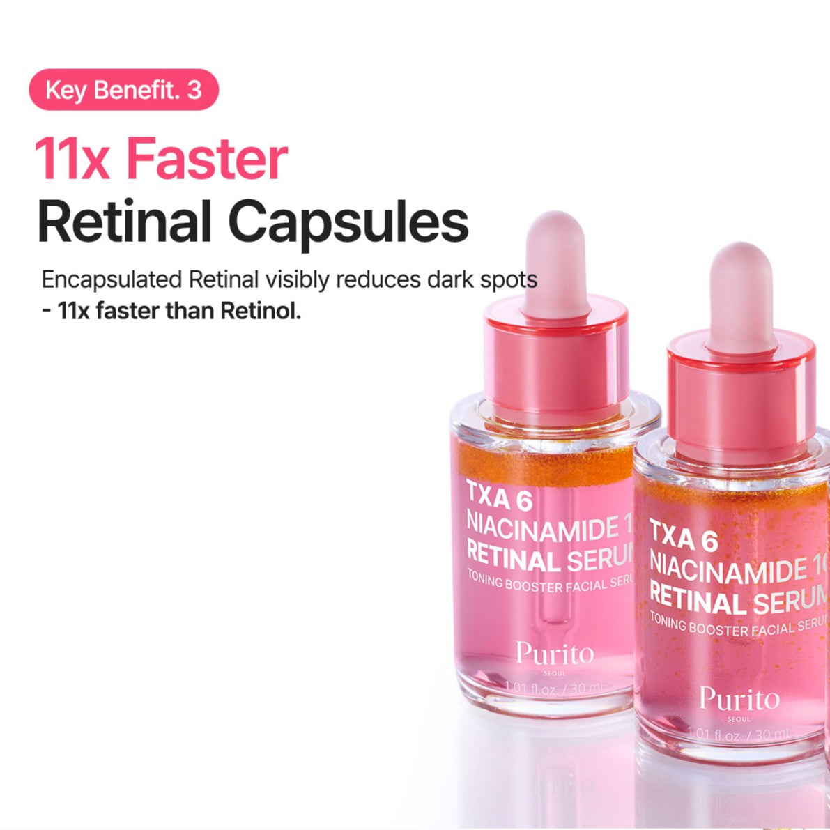 [PURITO SEOUL] TXA 6 Niacinamide 10 Retinal Serum 30ml