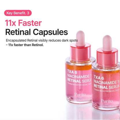 [PURITO SEOUL] TXA 6 Niacinamide 10 Retinal Serum 30ml
