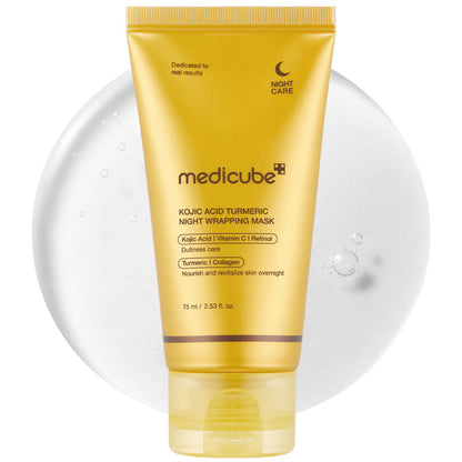 [MEDICUBE] Kojic Acid Turmeric Night Wrapping Mask 75ml
