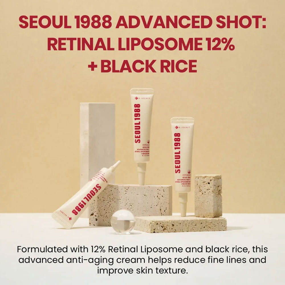 [K-SECRET] SEOUL 1988 Advanced Shot : Retinal Liposome 12% + Black Rice 15ml