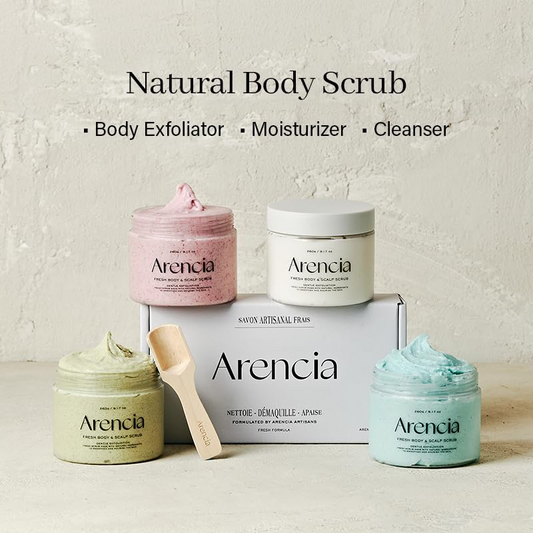 [ARENCIA] Cloud Body & Scalp Scrub Geranium & Primrose 260g