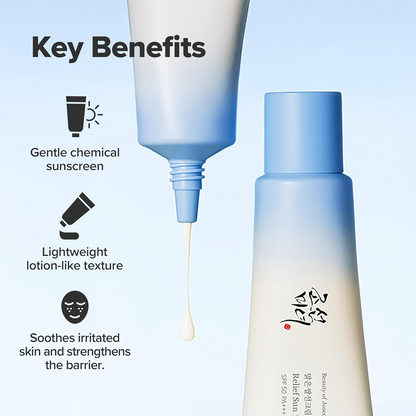 [BEAUTY OF JOSEON] Relief Sun Aqua-Fresh: Rice + B5 SPF 50+ PA++++ 50ml