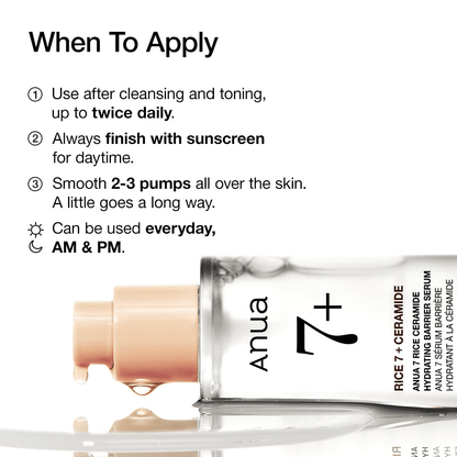 [ANUA] 7 Rice Ceramide Hydrating Barrier Serum 50ml