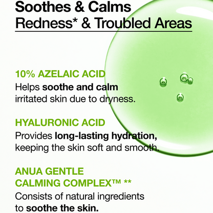 [ANUA] Azelaic Acid 10 Hyaluron Redness Soothing Serum 30ML