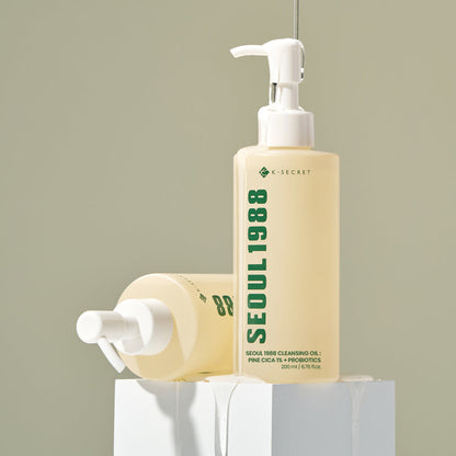 [K-SECRET] SEOUL 1988 Cleansing Oil : Pine Cica 1% + Probiotics 200ML