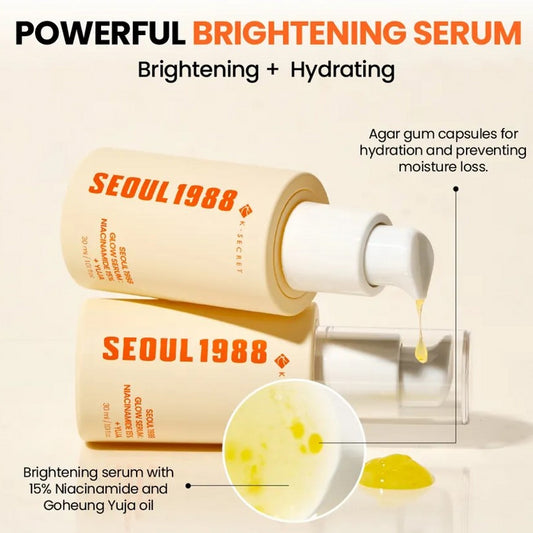 [K-SECRET] SEOUL 1988 Glow Serum : Niacinamide 15% + Yuja 30ml