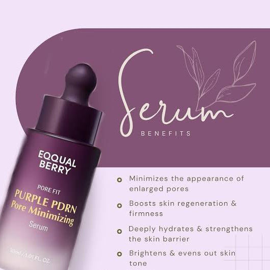 [EQQUALBERRY] Purple PDRN Pore Minimizing Serum 30ml