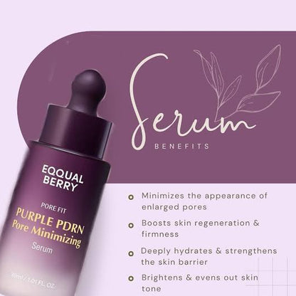 [EQQUALBERRY] Purple PDRN Pore Minimizing Serum 30ml