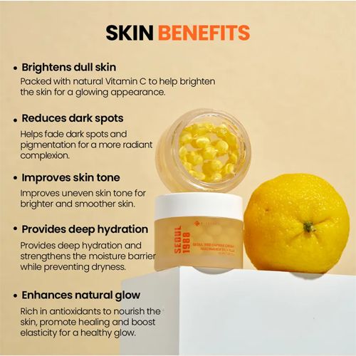 [K-SECRET] SEOUL 1988 Capsule Cream : Niacinamide 5% + Yuja 50ml